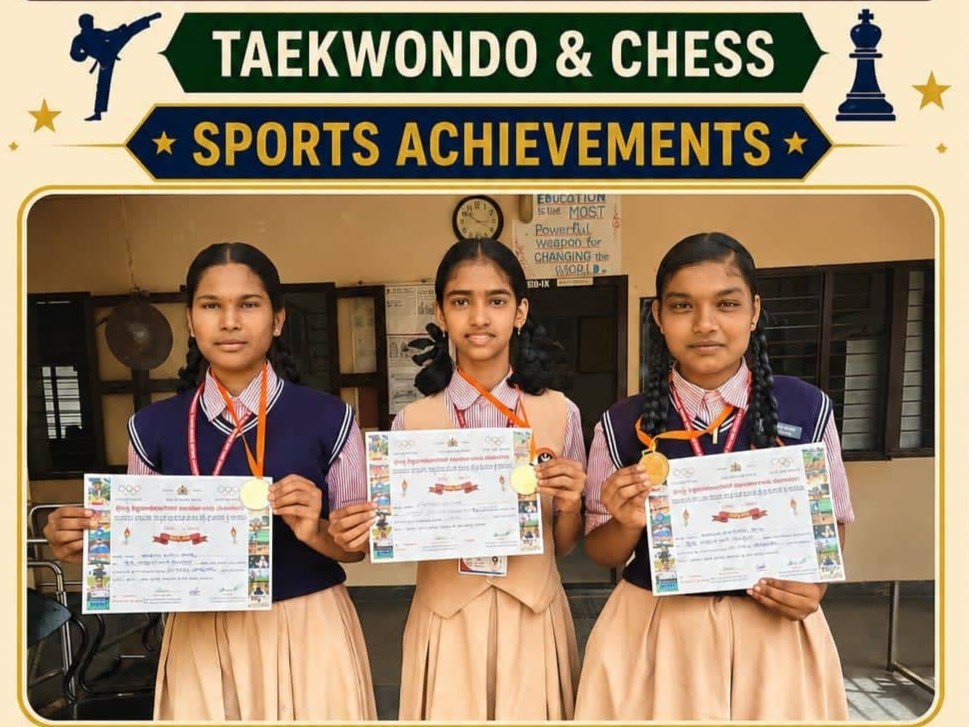 Students receiving an award